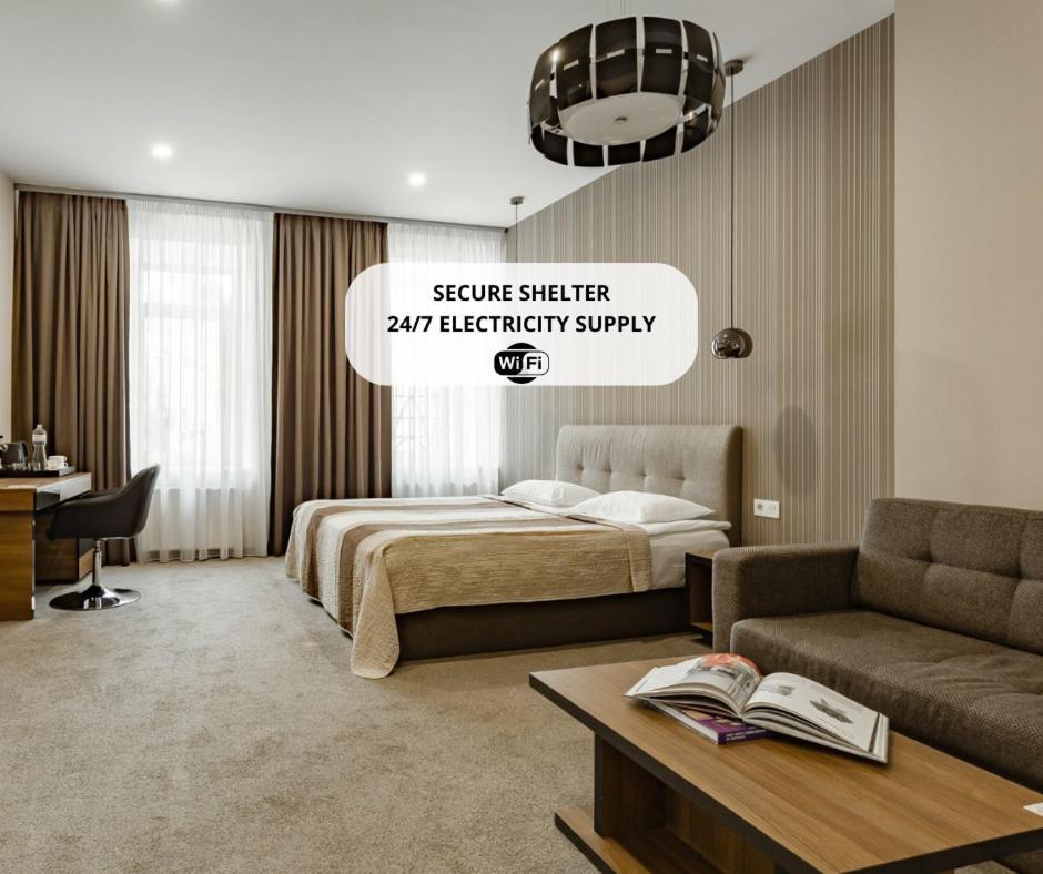 Senator Maidan Aparthotel Kiev Bagian luar foto